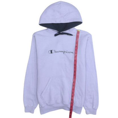 Womens UK Size S Champion Purple Pullover Hoodie