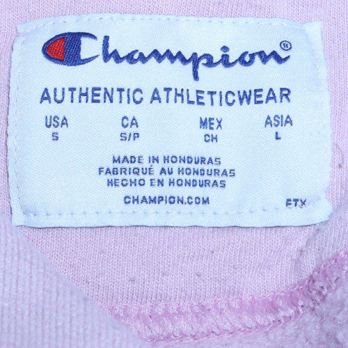Womens UK Size S Champion Purple Pullover Hoodie
