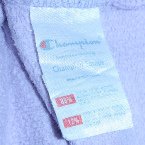 Womens UK Size S Champion Purple Pullover Hoodie
