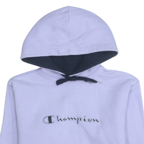 Womens UK Size S Champion Purple Pullover Hoodie