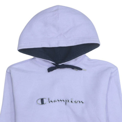 Womens UK Size S Champion Purple Pullover Hoodie