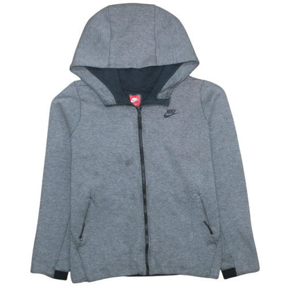 Mens UK Size XL Nike Grey Full Zip Hoodie