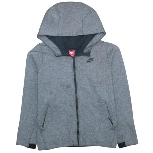 Mens UK Size XL Nike Grey Full Zip Hoodie