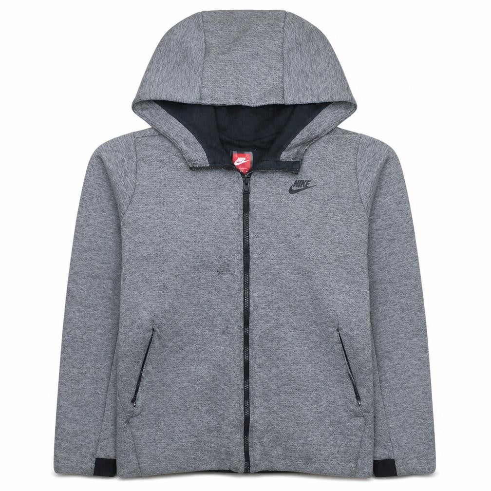 Mens UK Size XL Nike Grey Full Zip Hoodie