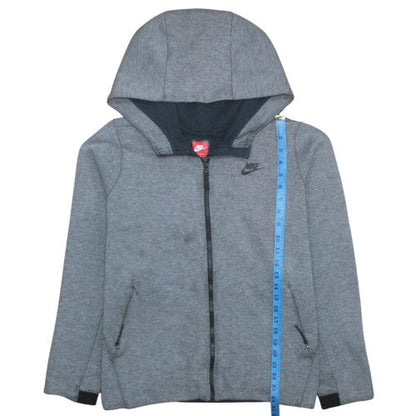 Mens UK Size XL Nike Grey Full Zip Hoodie