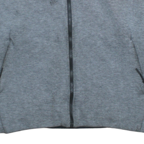 Mens UK Size XL Nike Grey Full Zip Hoodie
