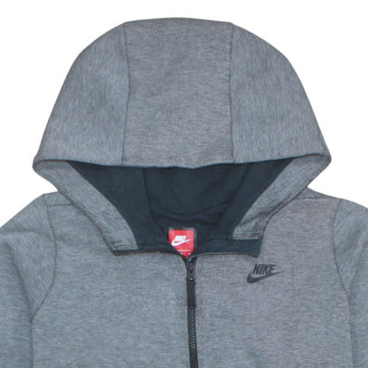 Mens UK Size XL Nike Grey Full Zip Hoodie