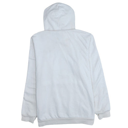 Mens UK Size XL Adidas White Pullover Hoodie
