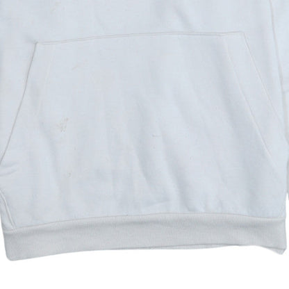 Mens UK Size XL Adidas White Pullover Hoodie