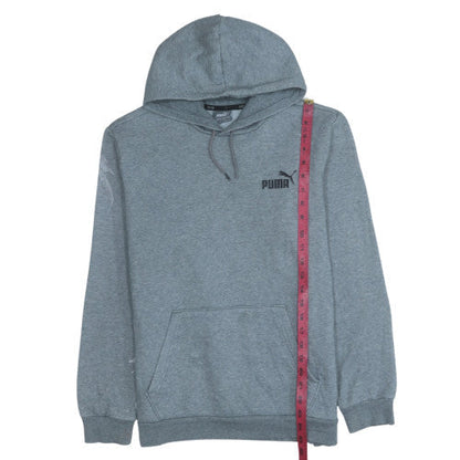 Mens UK Size M Puma Grey Pullover Hoodie