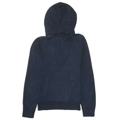 Mens UK Size L Hollister Blue Henley Hoodie