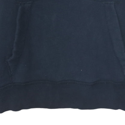 Mens UK Size L Hollister Blue Henley Hoodie