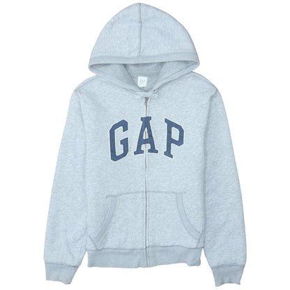 Mens UK Size M GAP Grey Full Zip Hoodie
