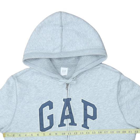 Mens UK Size M GAP Grey Full Zip Hoodie