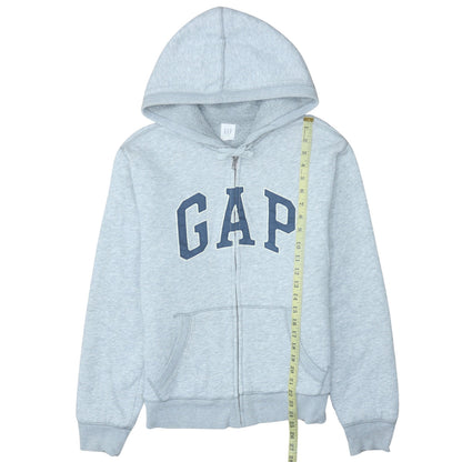 Mens UK Size M GAP Grey Full Zip Hoodie