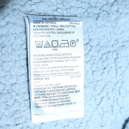Mens UK Size M GAP Grey Full Zip Hoodie