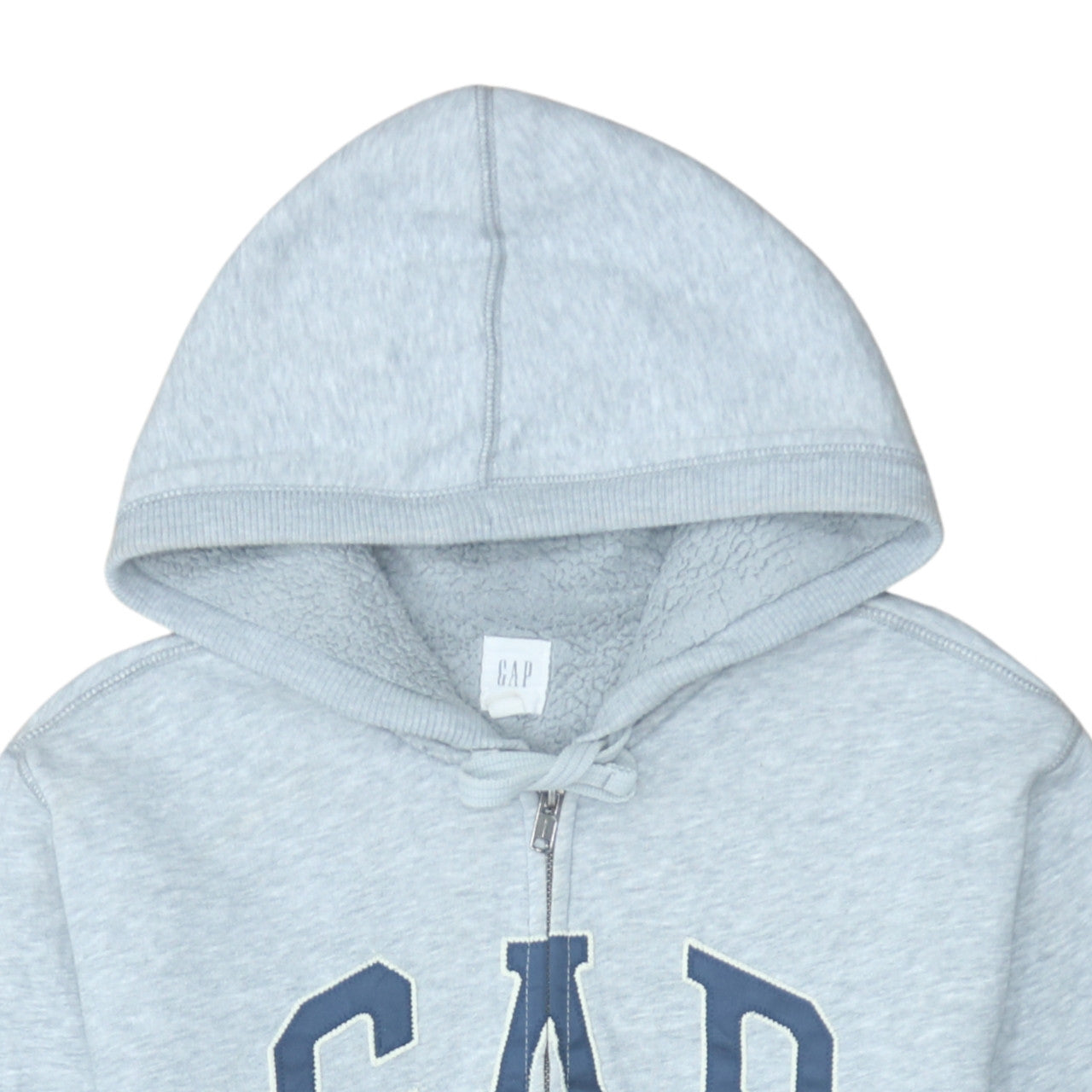 Mens UK Size M GAP Grey Full Zip Hoodie