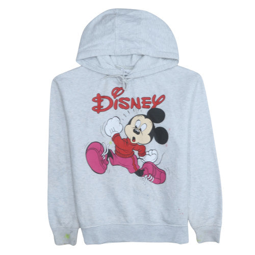 Womens UK Size XS Disney Grey Pullover Hoodie