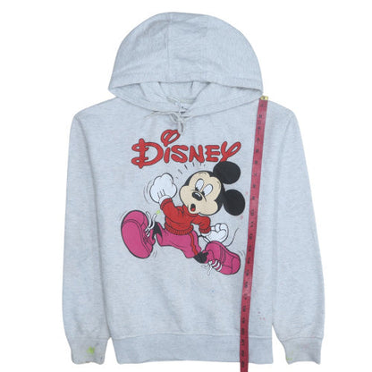 Womens UK Size XS Disney Grey Pullover Hoodie