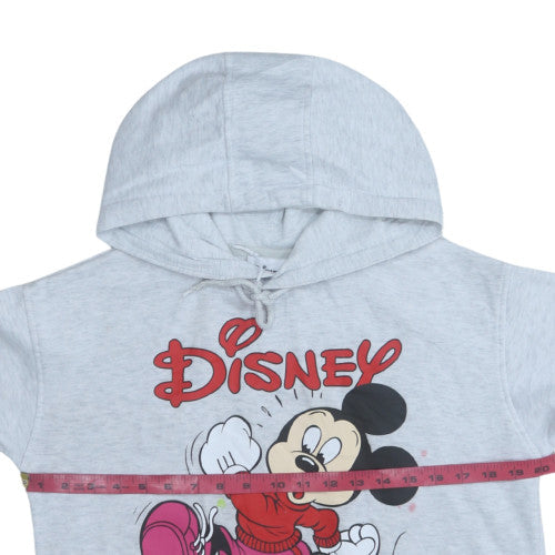 Womens UK Size XS Disney Grey Pullover Hoodie
