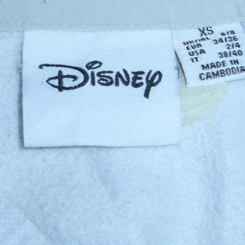 Womens UK Size XS Disney Grey Pullover Hoodie