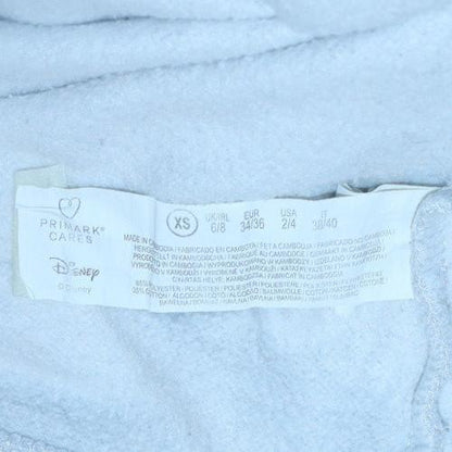Womens UK Size XS Disney Grey Pullover Hoodie