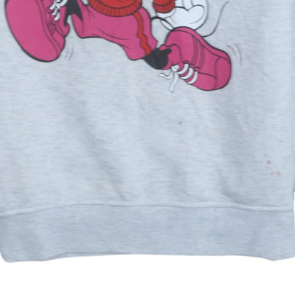 Womens UK Size XS Disney Grey Pullover Hoodie