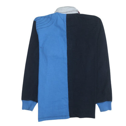 Mens UK Size M Tommy Hilfiger Blue Henley Sweatshirt