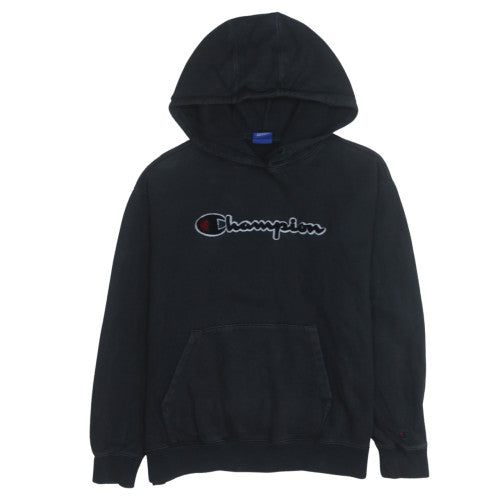 Mens UK Size M Champion Black Pullover Hoodie