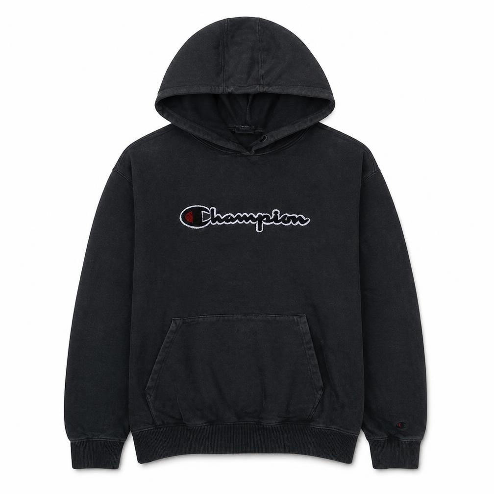 Mens UK Size M Champion Black Pullover Hoodie