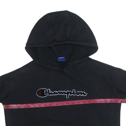 Mens UK Size M Champion Black Pullover Hoodie