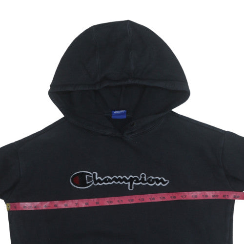 Mens UK Size M Champion Black Pullover Hoodie