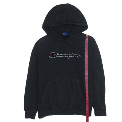 Mens UK Size M Champion Black Pullover Hoodie