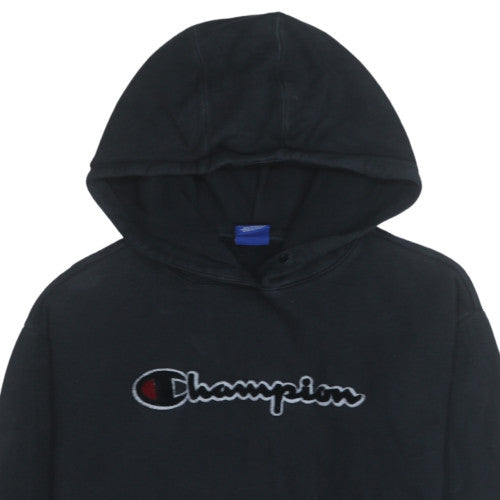 Mens UK Size M Champion Black Pullover Hoodie