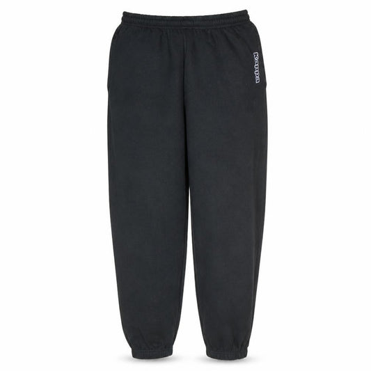 Kappa Men's Black Fleece Sweatpants Size L Regular Fit Activewear