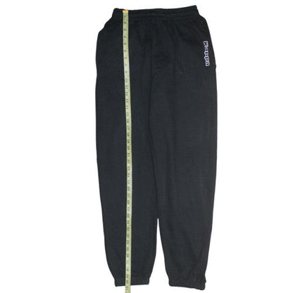 Kappa Men's Black Fleece Sweatpants Size L Regular Fit Activewear