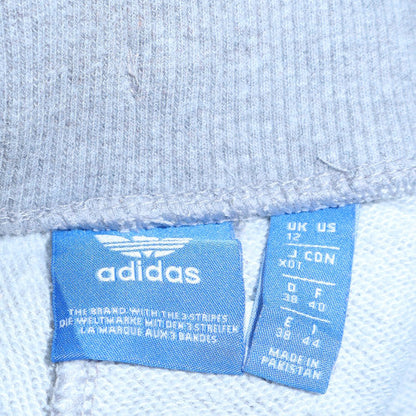 Adidas Womens Grey Jogger Sweatpants Size 12 Drawstring Regular Fit