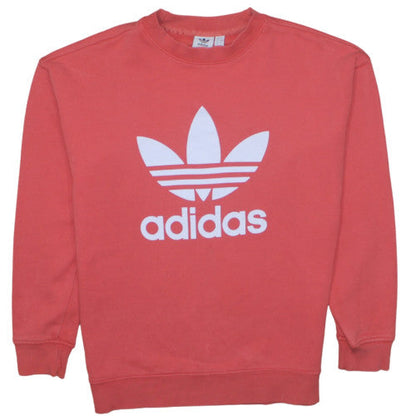 Womens UK Size 8 Adidas Pink Pullover Sweatshirt