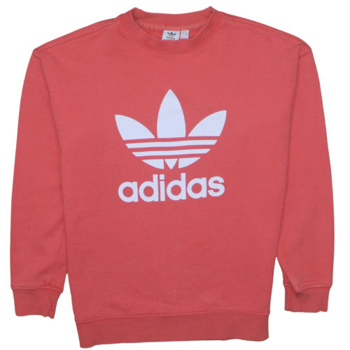 Womens UK Size 8 Adidas Pink Pullover Sweatshirt