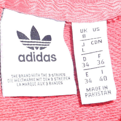 Womens UK Size 8 Adidas Pink Pullover Sweatshirt