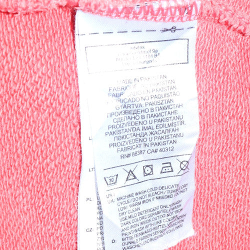 Womens UK Size 8 Adidas Pink Pullover Sweatshirt