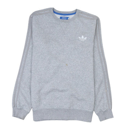 Mens UK Size M Adidas Grey Pullover Sweatshirt