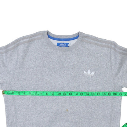 Mens UK Size M Adidas Grey Pullover Sweatshirt