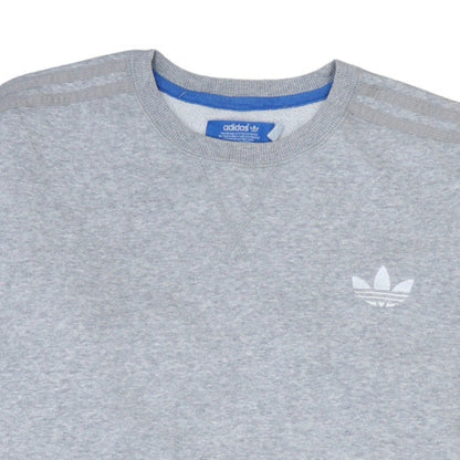 Mens UK Size M Adidas Grey Pullover Sweatshirt
