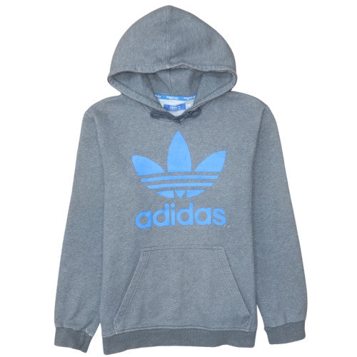 Mens UK Size M Adidas Grey Pullover Hoodie