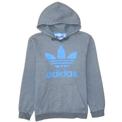 Mens UK Size M Adidas Grey Pullover Hoodie