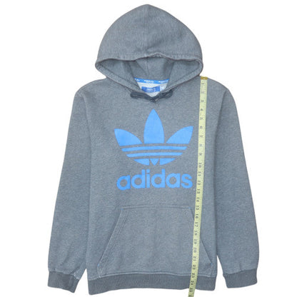 Mens UK Size M Adidas Grey Pullover Hoodie