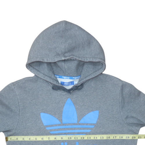 Mens UK Size M Adidas Grey Pullover Hoodie