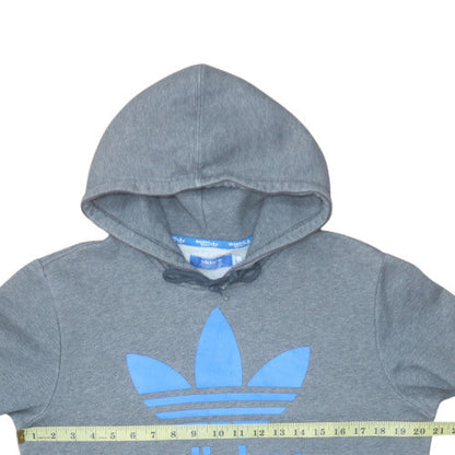 Mens UK Size M Adidas Grey Pullover Hoodie