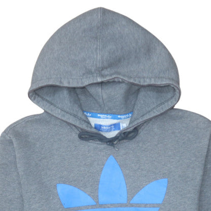 Mens UK Size M Adidas Grey Pullover Hoodie